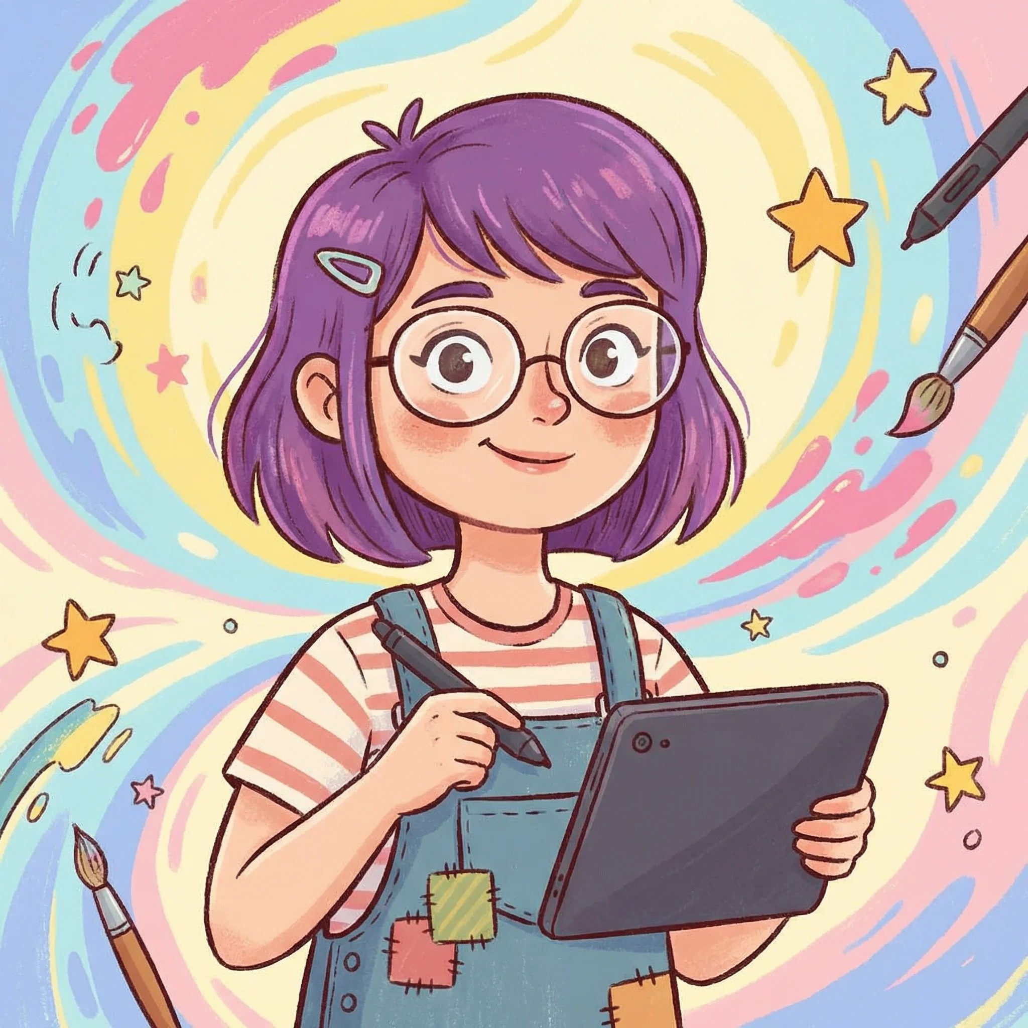 动画师林小溪头像 - 水彩动画导演